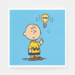Peanuts Charlie Brown's Light Bulb Idea Napkins