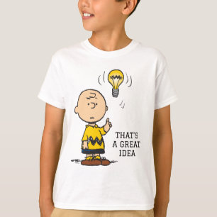 Peanuts   Charlie Brown's Light Bulb Idea T-Shirt