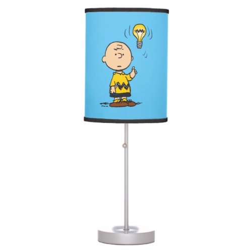 Peanuts  Charlie Browns Light Bulb Idea Table Lamp