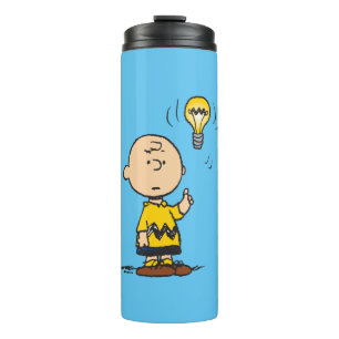 Peanuts Charlie Brown's Light Bulb Idea Thermal Tumbler
