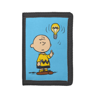 Peanuts Charlie Brown's Light Bulb Idea Trifold Wallet