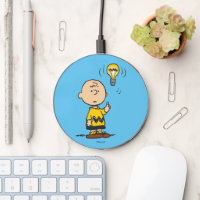 Peanuts | Charlie Brown's Light Bulb Idea Wireless Charger