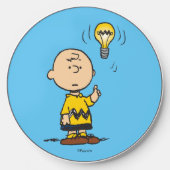 Peanuts | Charlie Brown's Light Bulb Idea Wireless Charger (Front)