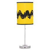 Peanuts | Charlie Brown's Zig-Zag Shirt Table Lamp (Back)