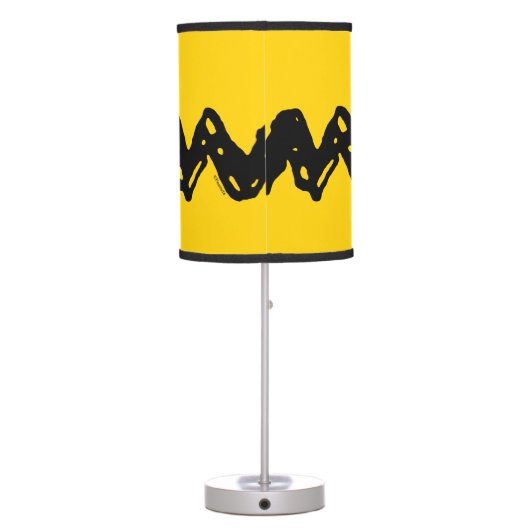 Peanuts | Charlie Brown's Zig-Zag Shirt Table Lamp (Back)