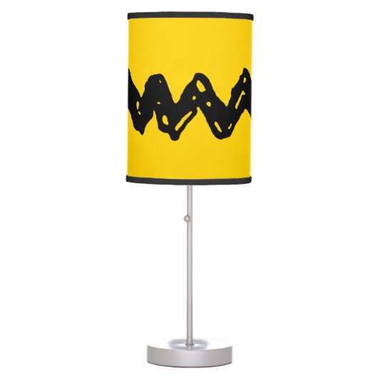 Peanuts | Charlie Brown's Zig-Zag Shirt Table Lamp (Front)