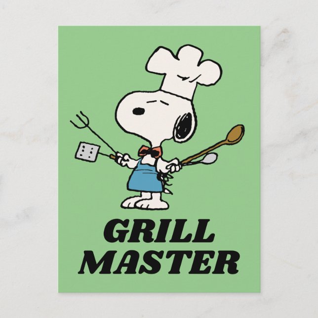 Peanuts | Chef Snoopy Postcard (Front)