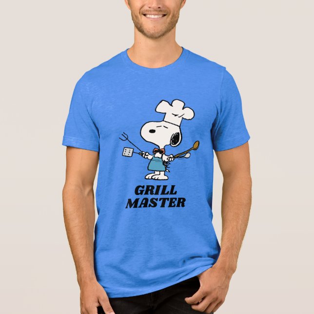 Peanuts | Chef Snoopy Tri-Blend Shirt (Front)