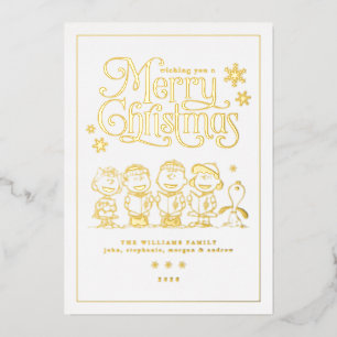 Peanuts Christmas Carolers Holiday