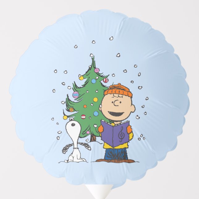 Peanuts | Christmas Caroling Balloon (Front)