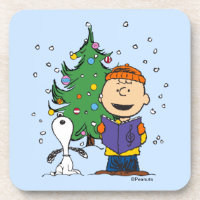 Peanuts | Christmas Caroling Beverage Coaster