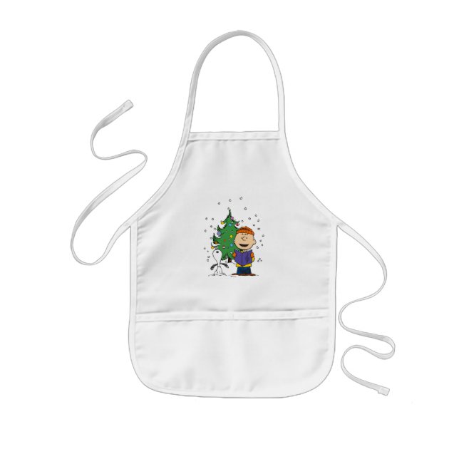 Peanuts | Christmas Caroling Kids' Apron (Front)