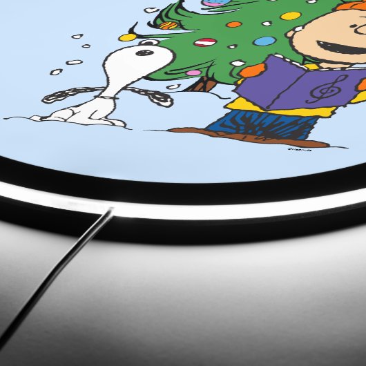 Peanuts | Christmas Caroling LED Sign (Edge)