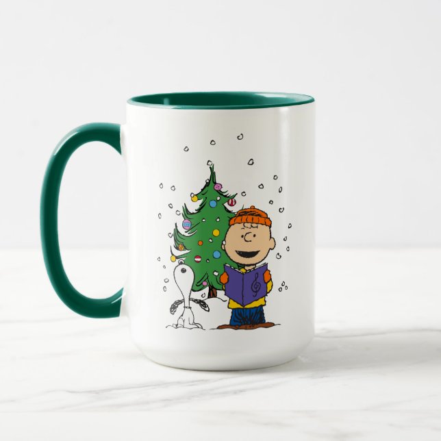 Peanuts | Christmas Caroling Mug (Left)