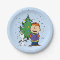 Peanuts christmas plates best sale