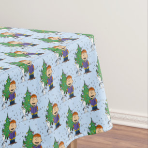 Peanuts Christmas Caroling Tablecloth