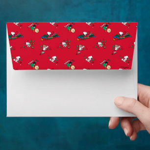 Peanuts Christmas Gift Wrapping Pattern Envelope
