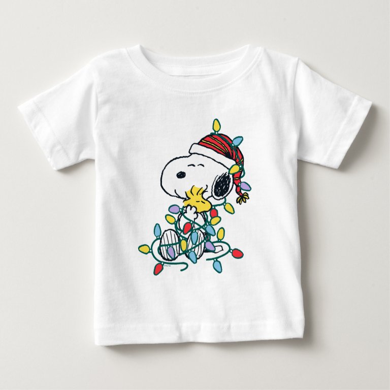Peanuts |Christmas Love and Lights Baby T-Shirt