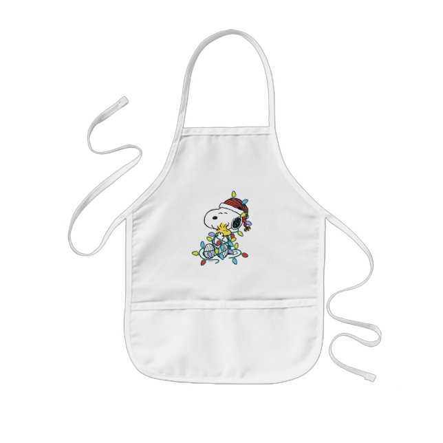 Peanuts | Christmas Love and Lights Kids' Apron (Front)