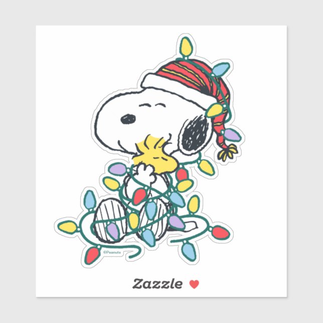 Peanuts | Christmas Love and Lights Sticker (Sheet)