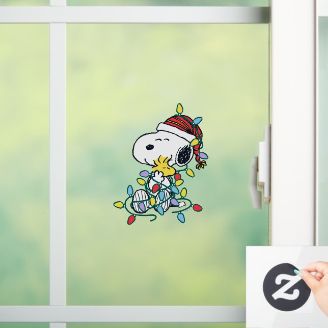 Peanuts | Christmas Love and Lights Window Cling (Home)