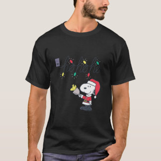 Peanuts Christmas Santa Snoopy Ho Ho Ho T-Shirt