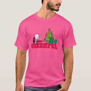 Peanuts Christmas Schroeder Be Cheerful T-Shirt