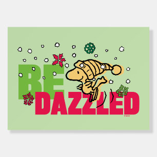 Peanuts   Christmas Woodstock Be Dazzled Foam Board