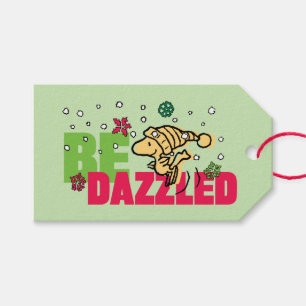 Peanuts Christmas Woodstock Be Dazzled Gift Tags