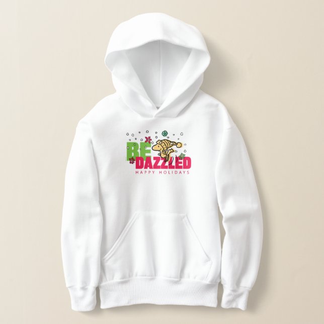 Peanuts | Christmas Woodstock Be Dazzled Hoodie (Laydown)