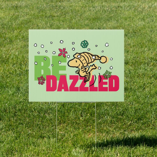 Peanuts | Christmas Woodstock Be Dazzled Sign (Insitu)