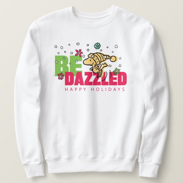 Peanuts | Christmas Woodstock Be Dazzled Sweatshirt (Design Front)