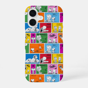 PEANUTS Classic Comic Pattern iPhone 16 Case