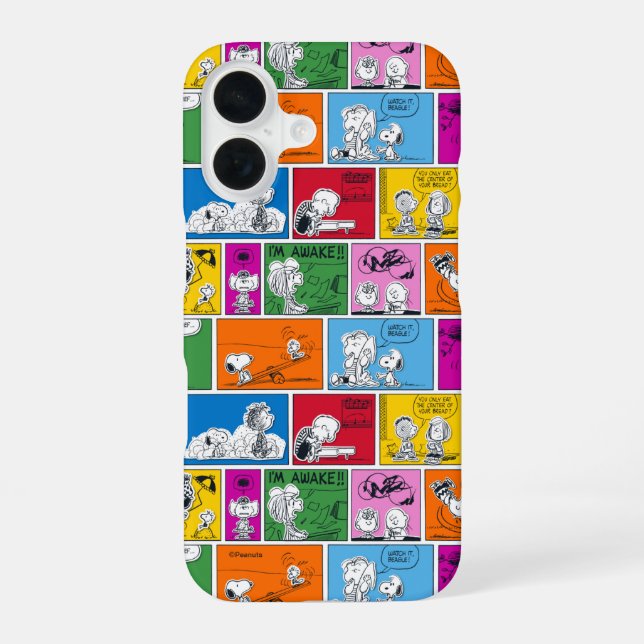 PEANUTS | Classic Comic Pattern Iphone Case (Back)