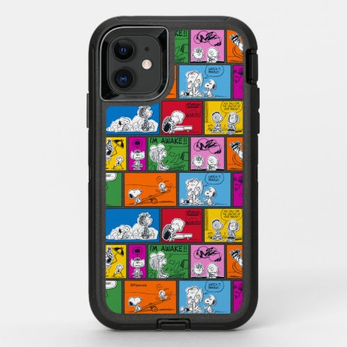 PEANUTS  Classic Comic Pattern OtterBox Defender iPhone 11 Case