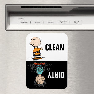 Peanuts Clean & Dirty Dishes Magnet