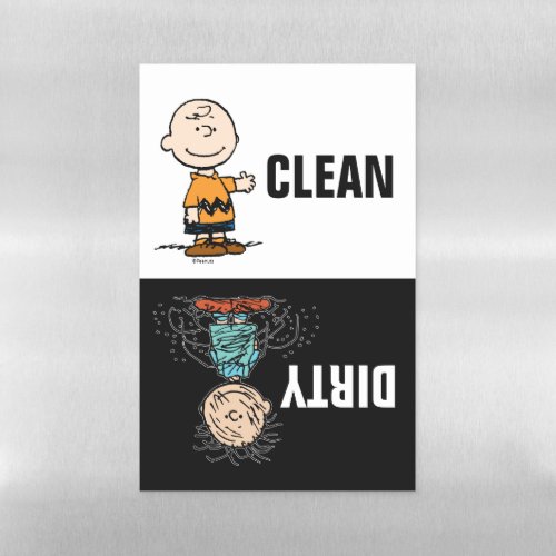 Peanuts  Clean  Dirty Dishes Magnetic Dry Erase Sheet