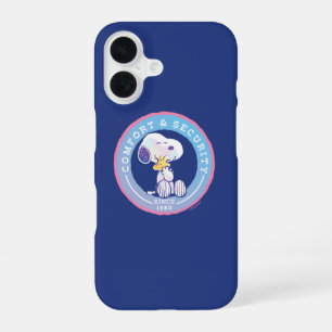 Peanuts   Comfort & Security Badge Blue iPhone 16 Case