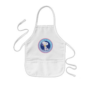Peanuts   Comfort & Security Badge Blue Kids' Apron