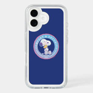 Peanuts   Comfort & Security Badge Blue iPhone 16 Case