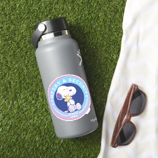 Peanuts | Comfort & Security Badge Blue Sticker