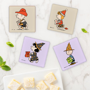 Peanuts Costume Halloween Coaster Set