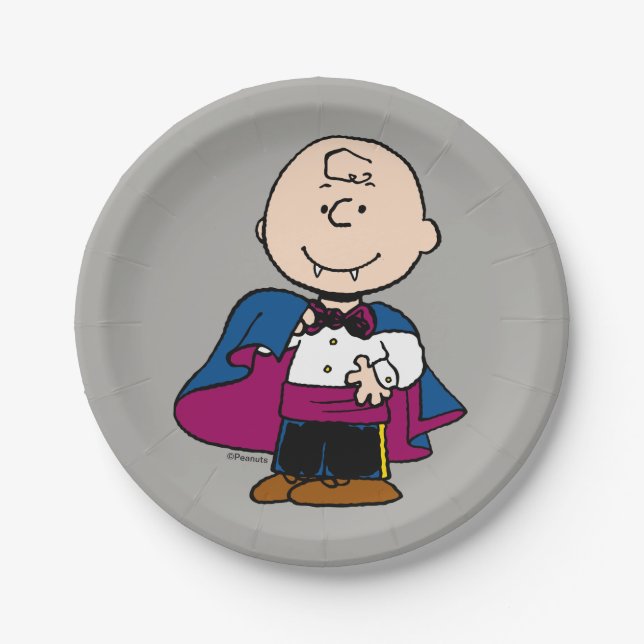 Peanuts | Count Charlie Brown Paper Plates (Front)