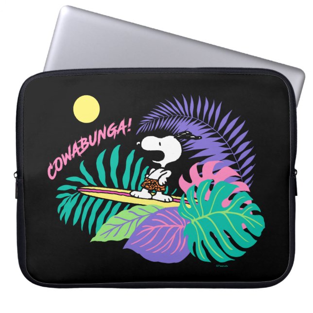 Peanuts | Cowabunga Snoopy Laptop Sleeve (Front)