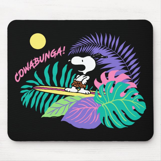 Peanuts | Cowabunga Snoopy Mouse Pad (Front)