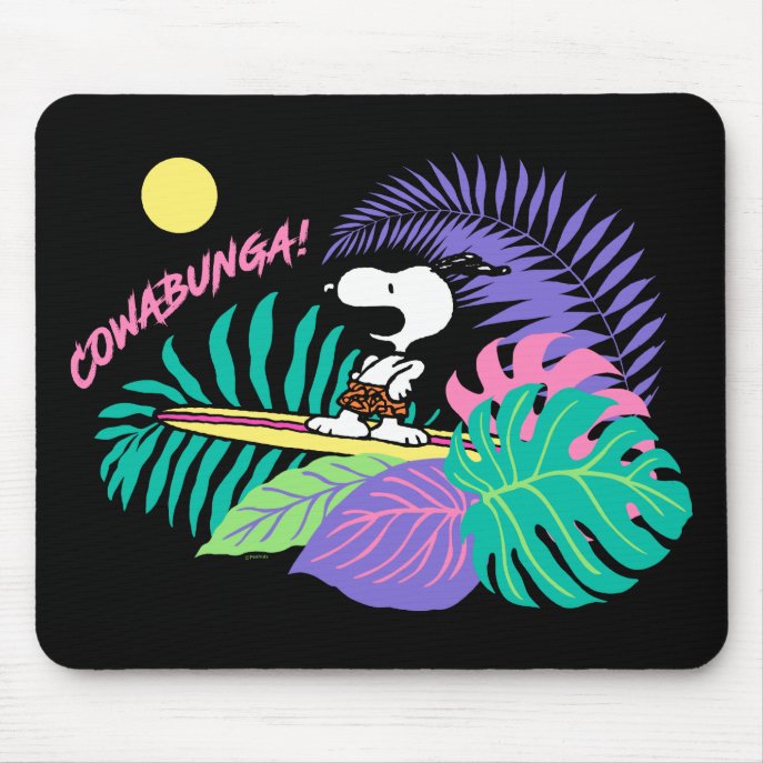 Peanuts | Cowabunga Snoopy Mouse Pad