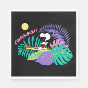 Peanuts Cowabunga Snoopy Napkins