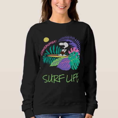 Peanuts  Cowabunga Snoopy Sweatshirt