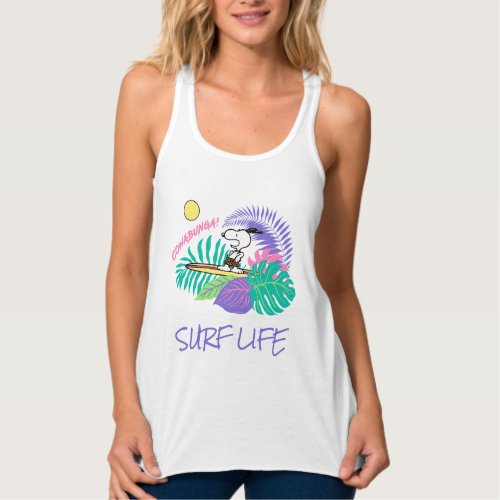 Peanuts  Cowabunga Snoopy Tank Top