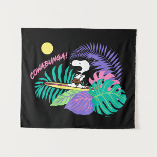 Peanuts Cowabunga Snoopy Tapestry